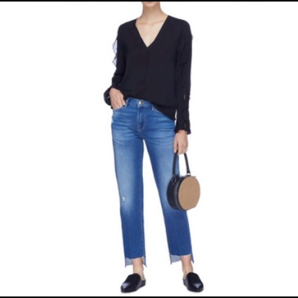 Frame denim Le Nouveau Straight Jeans Medium Wash